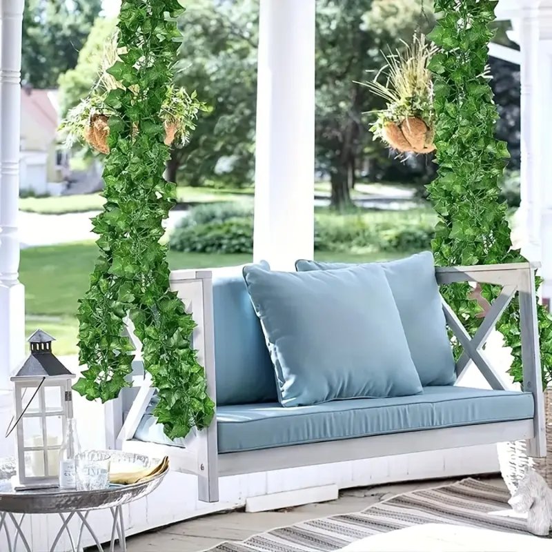 Sztuczny bluszcz girlanda 6 sztuk 12 metrów