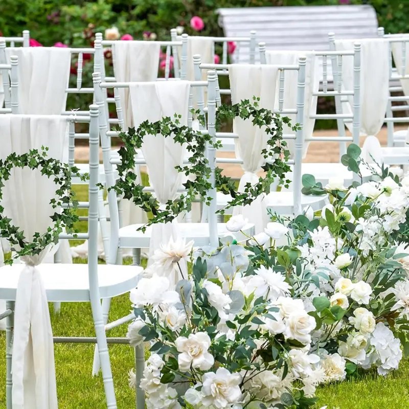 Sztuczny bluszcz girlanda 6 sztuk 12 metrów