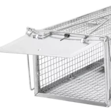 Żywołapka na łasice, szczury i myszy bezpieczna dla zwierząt metalowa pułapka 44x14x11cm