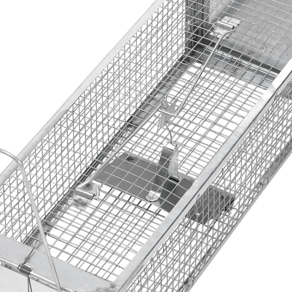 Żywołapka na łasice, szczury i myszy bezpieczna dla zwierząt metalowa pułapka 44x14x11cm Żywołapka na łasice, szczury i myszy bezpieczna dla zwierząt metalowa pułapka 44x14x11cm