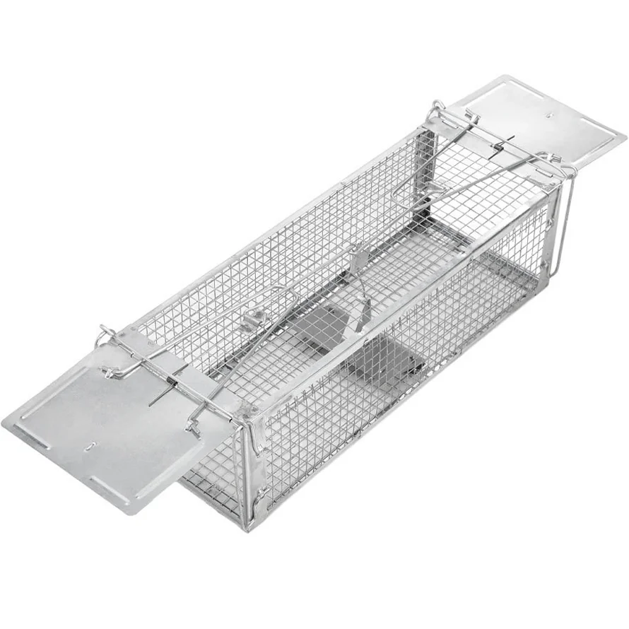 Żywołapka na łasice, szczury i myszy bezpieczna dla zwierząt metalowa pułapka 44x14x11cm Żywołapka na łasice, szczury i myszy bezpieczna dla zwierząt metalowa pułapka 44x14x11cm