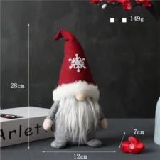 Skrzaty świąteczne na Boże Narodzenie siedzące 28cm 2 sztuki