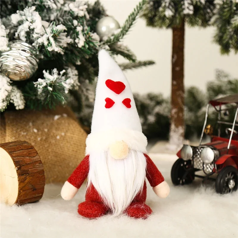 Skrzaty świąteczne na Boże Narodzenie siedzące 28cm 2 sztuki