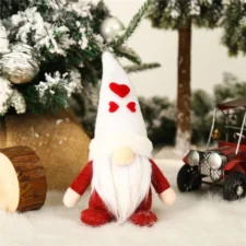 Skrzaty świąteczne na Boże Narodzenie siedzące 28cm 2 sztuki