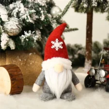 Skrzaty świąteczne na Boże Narodzenie siedzące 28cm 2 sztuki