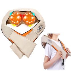 Masażer naramienny Shiatsu 3D podgrzewany