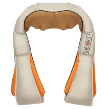 Masażer do karku i szyi podgrzewany Shiatsu Beżowy 12V/230V