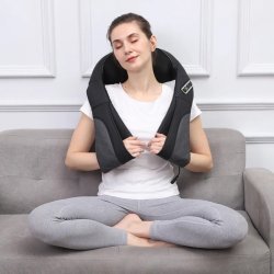 Masażer naramienny Shiatsu 3D podgrzewany Czarny