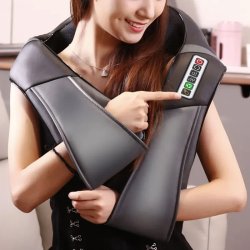 Masażer naramienny Shiatsu 3D podgrzewany Czarny
