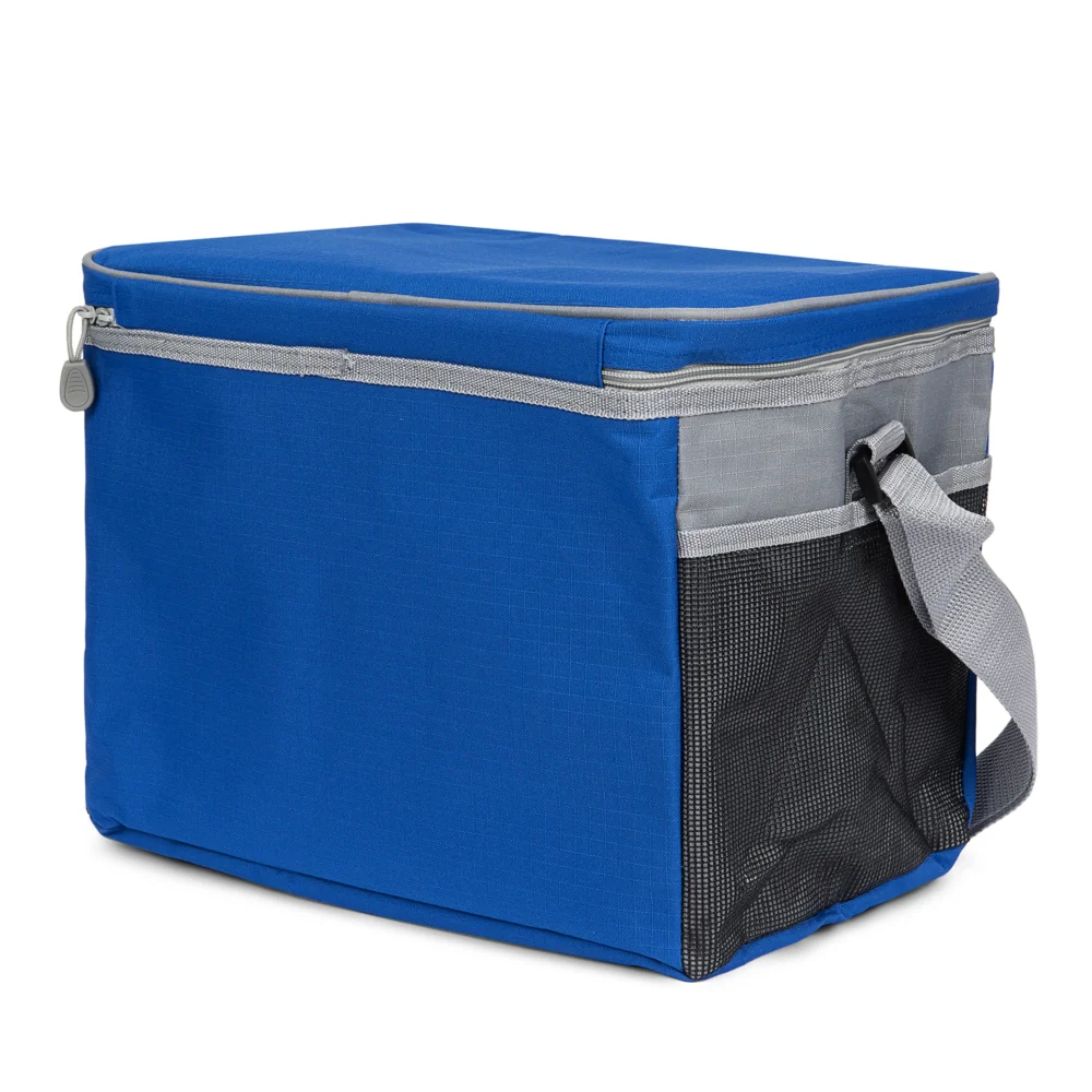 Torba termiczna z paskiem i kieszonkami Niebieska 30L