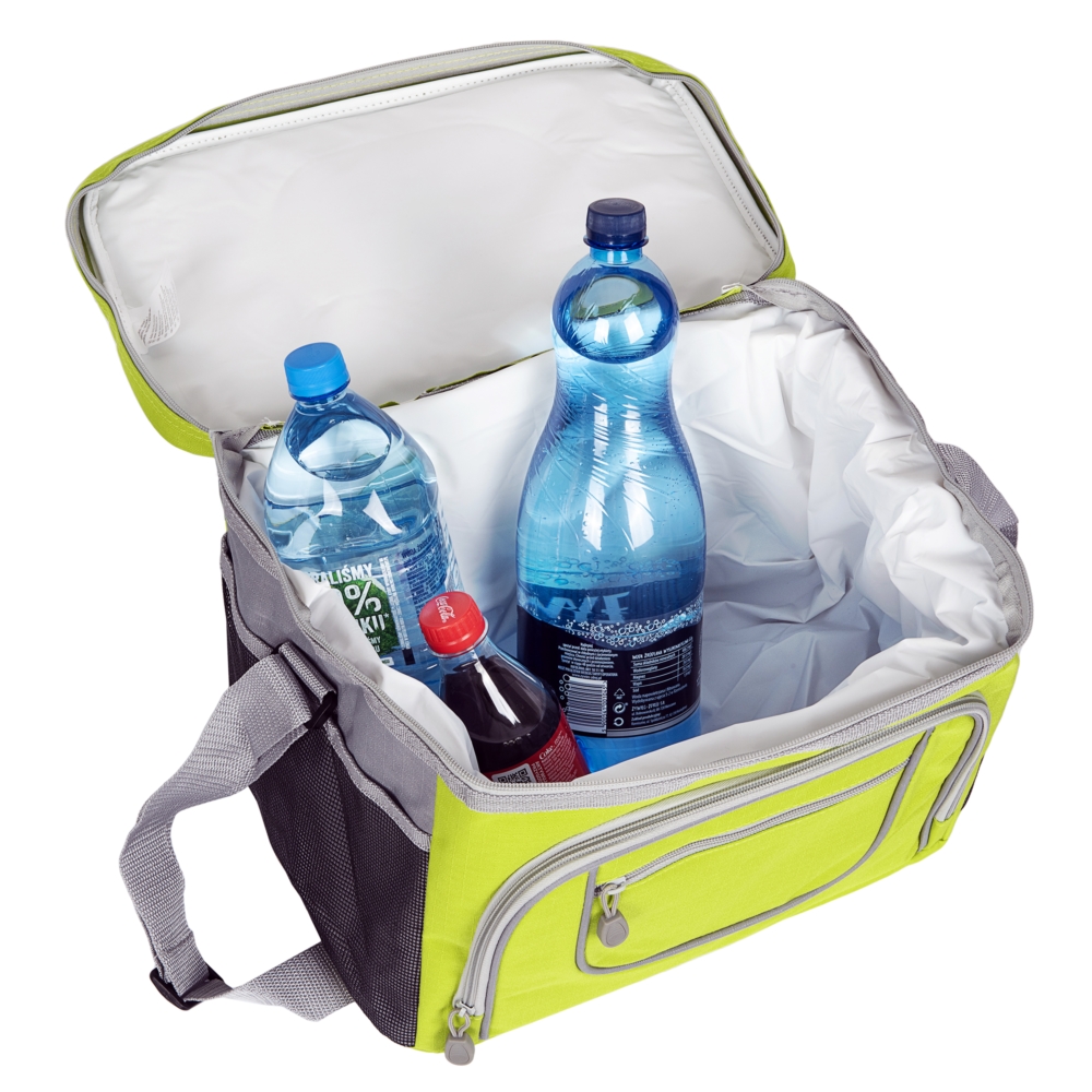 Torba termiczna z paskiem i kieszonkami Zielona 30L Torba termiczna z paskiem i kieszonkami Zielona 30L