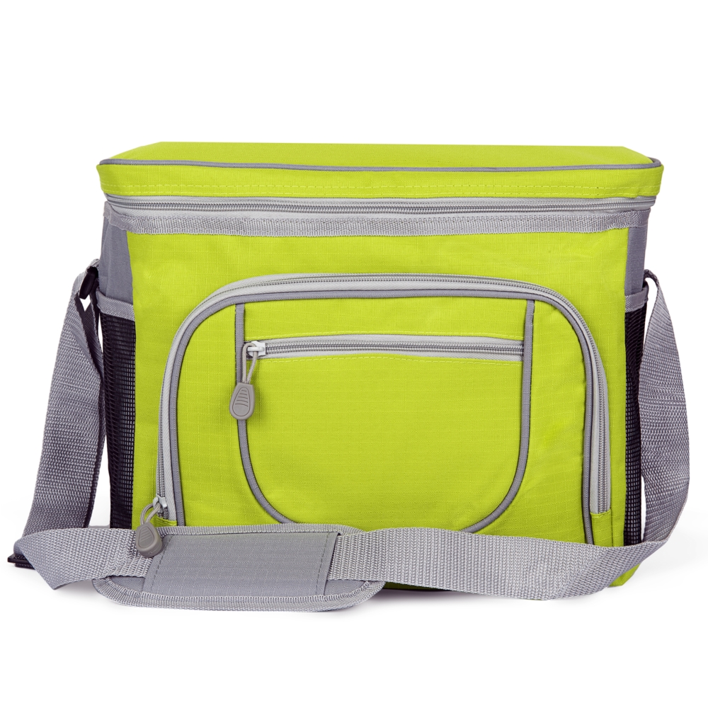 Torba termiczna z paskiem i kieszonkami Zielona 30L Torba termiczna z paskiem i kieszonkami Zielona 30L