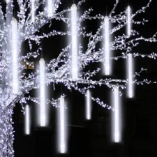 Lampki świąteczne Meteory imitujące padający śnieg IP44 288LED Biały Zimny