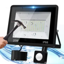 Halogen roboczy 20W LED SMD 230V IP66 z czujnikiem ruchu
