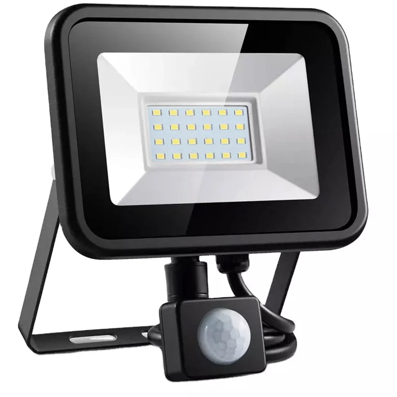 Halogen roboczy 20W LED SMD 230V IP66 z czujnikiem ruchu