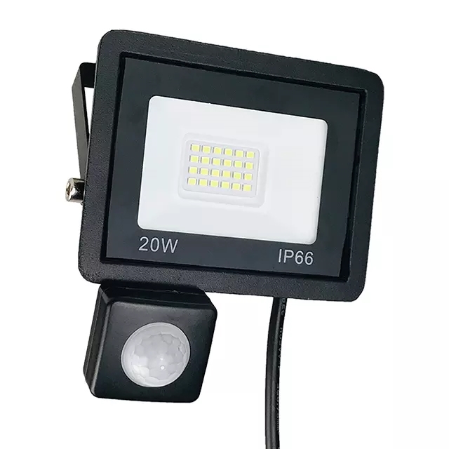 Halogen roboczy 20W LED SMD 230V IP66 z czujnikiem ruchu Halogen roboczy 20W LED SMD 230V IP66 z czujnikiem ruchu