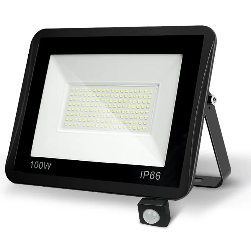 Halogen roboczy 100W LED SMD 230V IP66 z czujnikiem ruchu