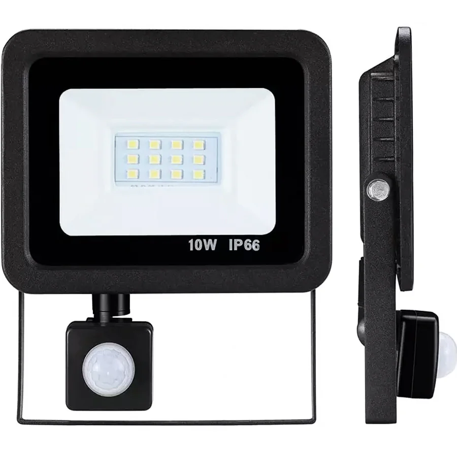 Halogen roboczy 10W LED SMD 230V IP66 z czujnikiem ruchu