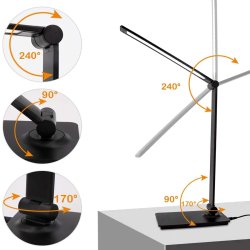 Lampa biurkowa LED z ładowaniem USB