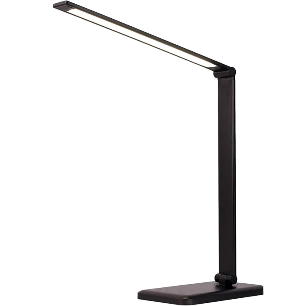 Lampka na biurko LED z ładowaniem USB Czarna