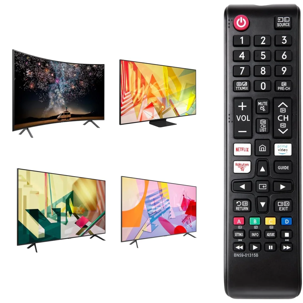 Pilot do telewizora uniwersalny NETFLIX, Prime Video, zamiennik SAMSUNG BN59-01315B