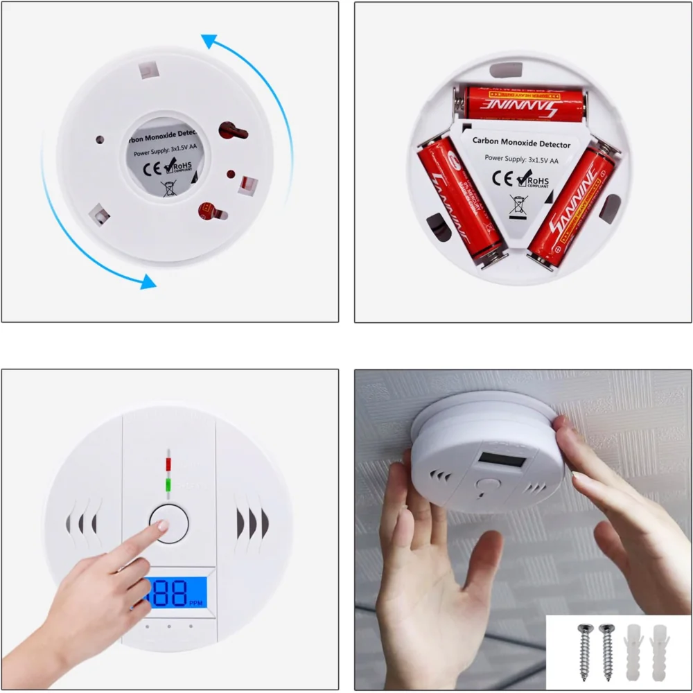 Czujnik czadu i tlenku węgla bezprzewodowy