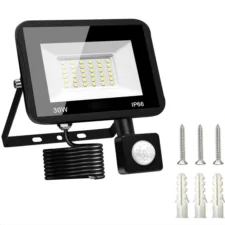 Halogen roboczy 30W LED SMD 230V IP66 z czujnikiem ruchu