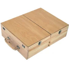 Zestaw artystyczny dla dzieci do malowania i rysowania 196 elementów + Drewniana Walizka