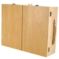 Zestaw artystyczny dla dzieci do malowania i rysowania 196 elementów + Drewniana Walizka