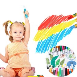 Zestaw artystyczny do malowania w walizce 208el.