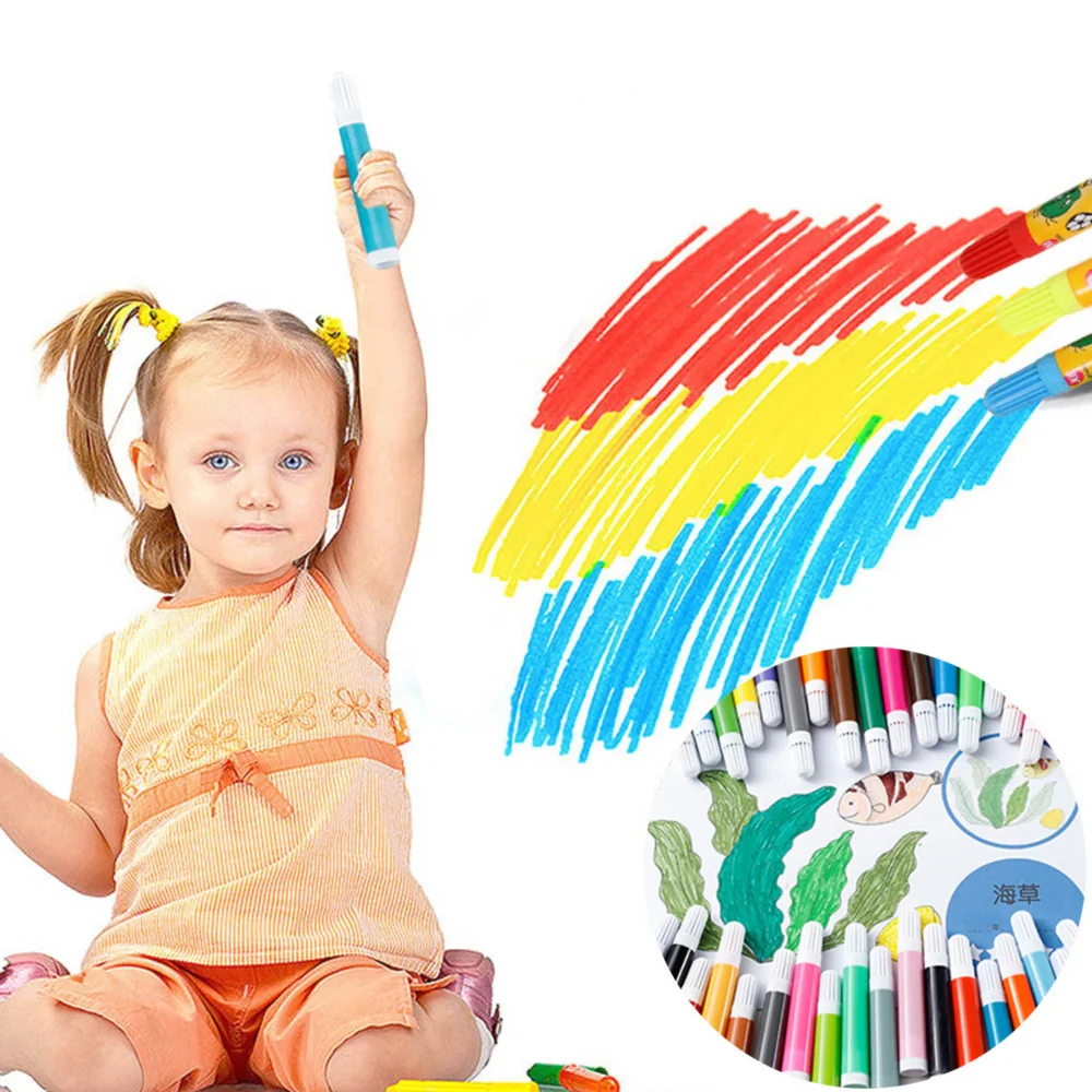 Zestaw artystyczny dla dzieci do malowania i rysowania 208 elementów Niebieski + Walizka