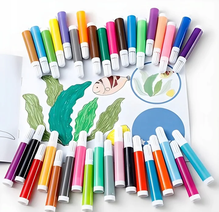 Zestaw artystyczny dla dzieci do malowania i rysowania 208 elementów Niebieski + Walizka