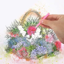 Zestaw artystyczny dla dzieci do malowania i rysowania 208 elementów Różowy + Walizka