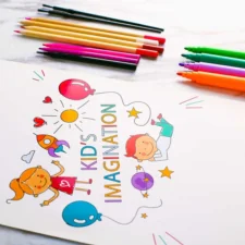 Zestaw artystyczny dla dzieci do malowania i rysowania 298 elementów Różowy + Walizka