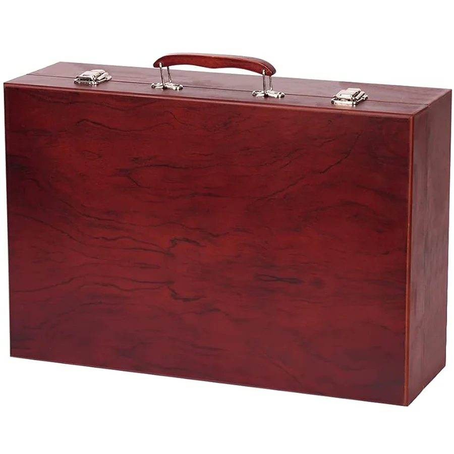 Zestaw artystyczny dla dzieci do malowania i rysowania 186 elementów + Drewniana Walizka Zestaw artystyczny dla dzieci do malowania i rysowania 186 elementów + Drewniana Walizka