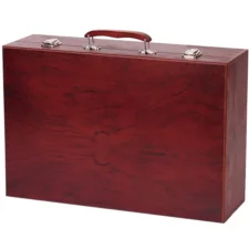 Zestaw artystyczny dla dzieci do malowania i rysowania 186 elementów + Drewniana Walizka