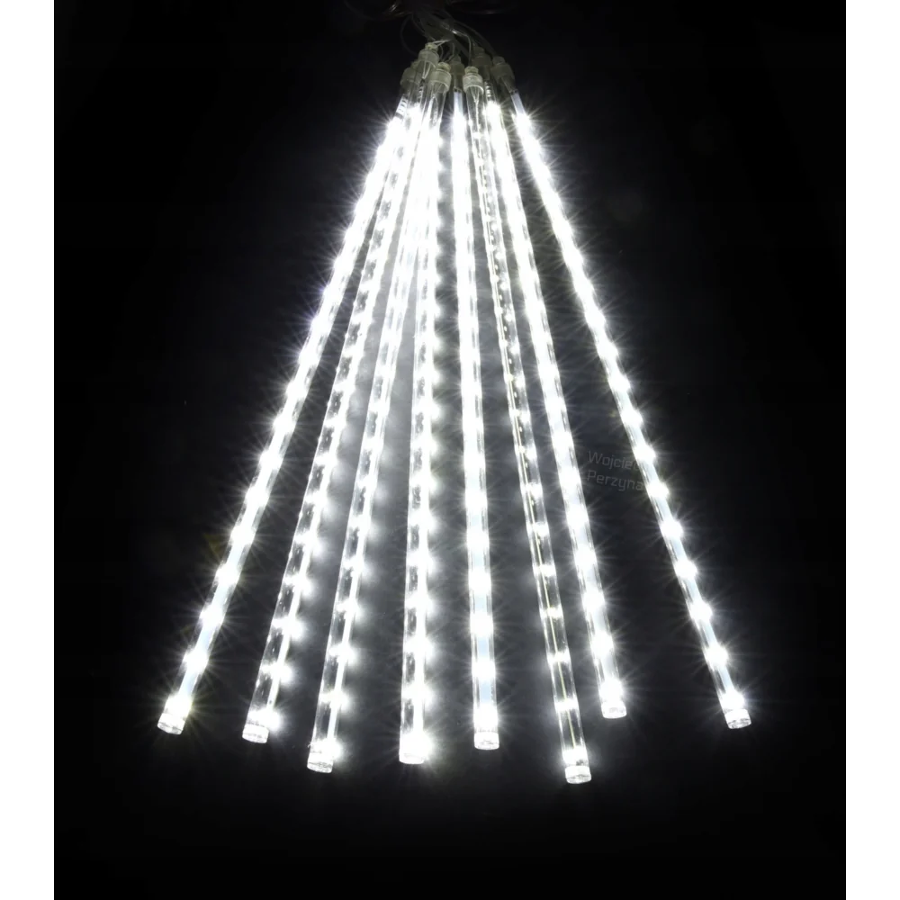 Lampki świąteczne Meteory imitujące padający śnieg IP44 288LED Biały Zimny