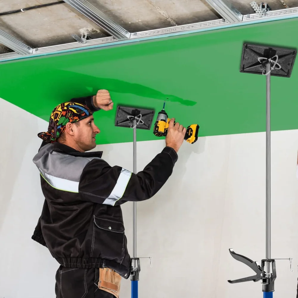 Rozpórka do montażu drzwi, futryn oraz podnośnik do mocowania płyt gk rozpierak 2w1 2 sztuki