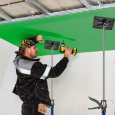 Rozpórka do montażu drzwi, futryn oraz podnośnik do mocowania płyt gk rozpierak 2w1 2 sztuki