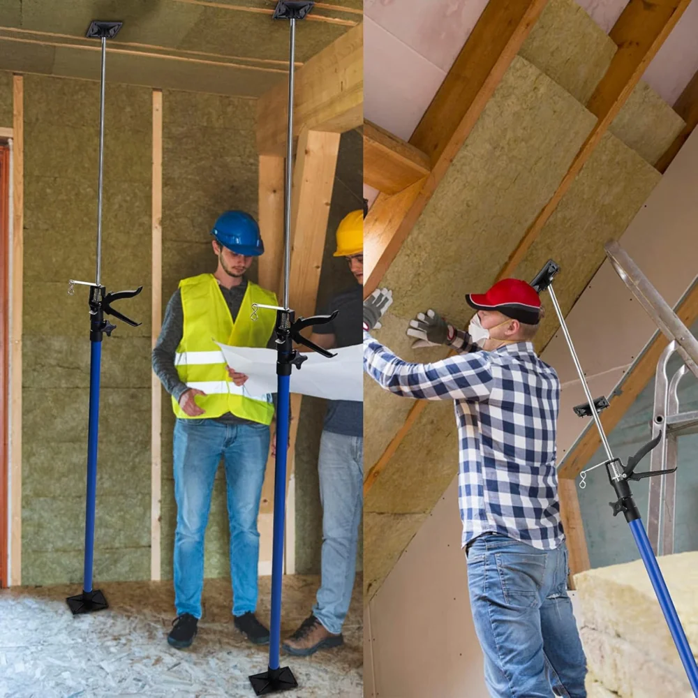 Rozpórka do montażu drzwi, futryn oraz podnośnik do mocowania płyt gk rozpierak 2w1 2 sztuki