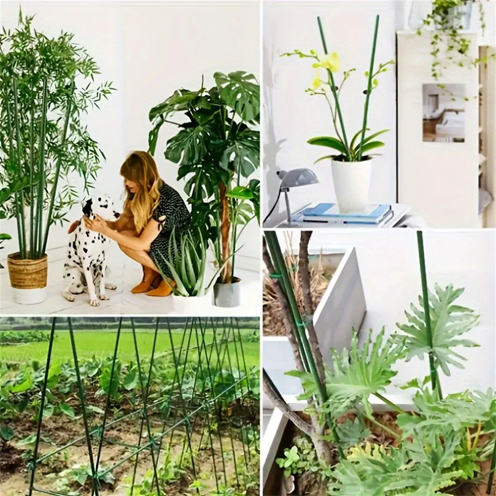 Tyczki do roślin pnących podpora 11mm 150cm 10 sztuk