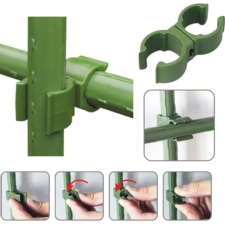 Łącznik obrotowy 360° do tyczek ogrodowych 11mm 6 sztuk