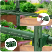 Łącznik obrotowy 360° do tyczek ogrodowych 11mm 6 sztuk