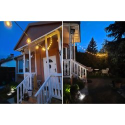 Girlanda solarna ogrodowa, Kulki 10 LED