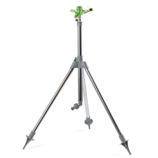 Zraszacz metalowy ogrodowy pulsacyjny 360° + Stojak