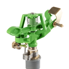 Zraszacz metalowy ogrodowy pulsacyjny 360° + Stojak