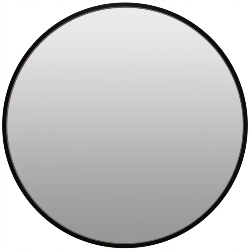 Lustro okrągłe do zawieszenia na ścianę Czarne 80cm