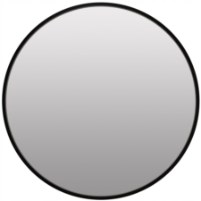 Lustro okrągłe do zawieszenia na ścianę Czarne 50cm