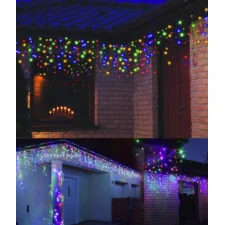 Sople lampki zewnętrzne 100LED 5m IP44 Multikolor