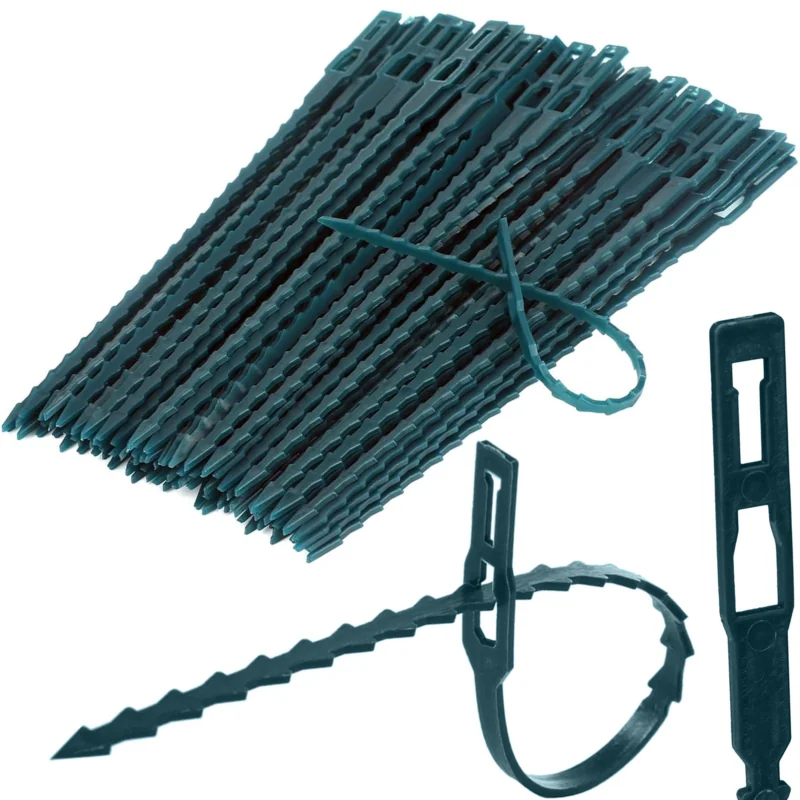 Opaski zaciskowe wielorazowe do roślin regulowane trytytki 100 szt.